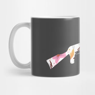 Hawaiian Gun Lover Firearm Tropical Beach Lover Aloha Riffle Mug